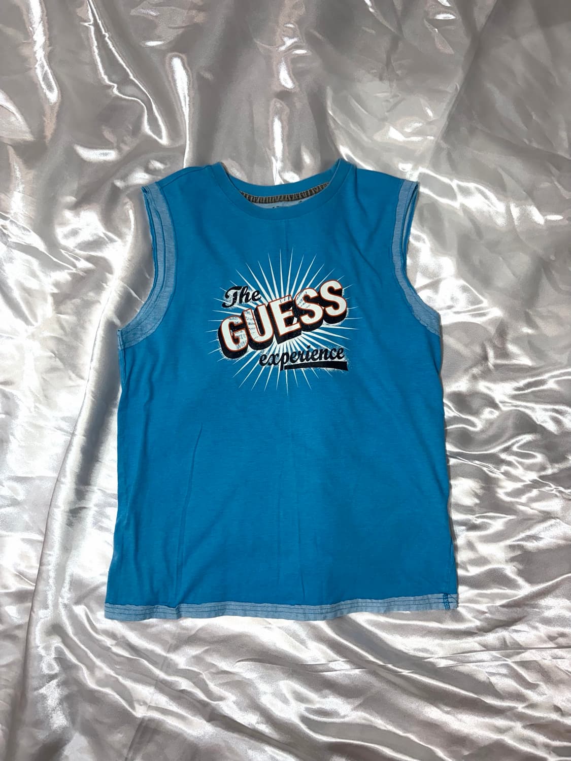 00s GUESS y2k 빈티지 슬리브리스  상품이미지1