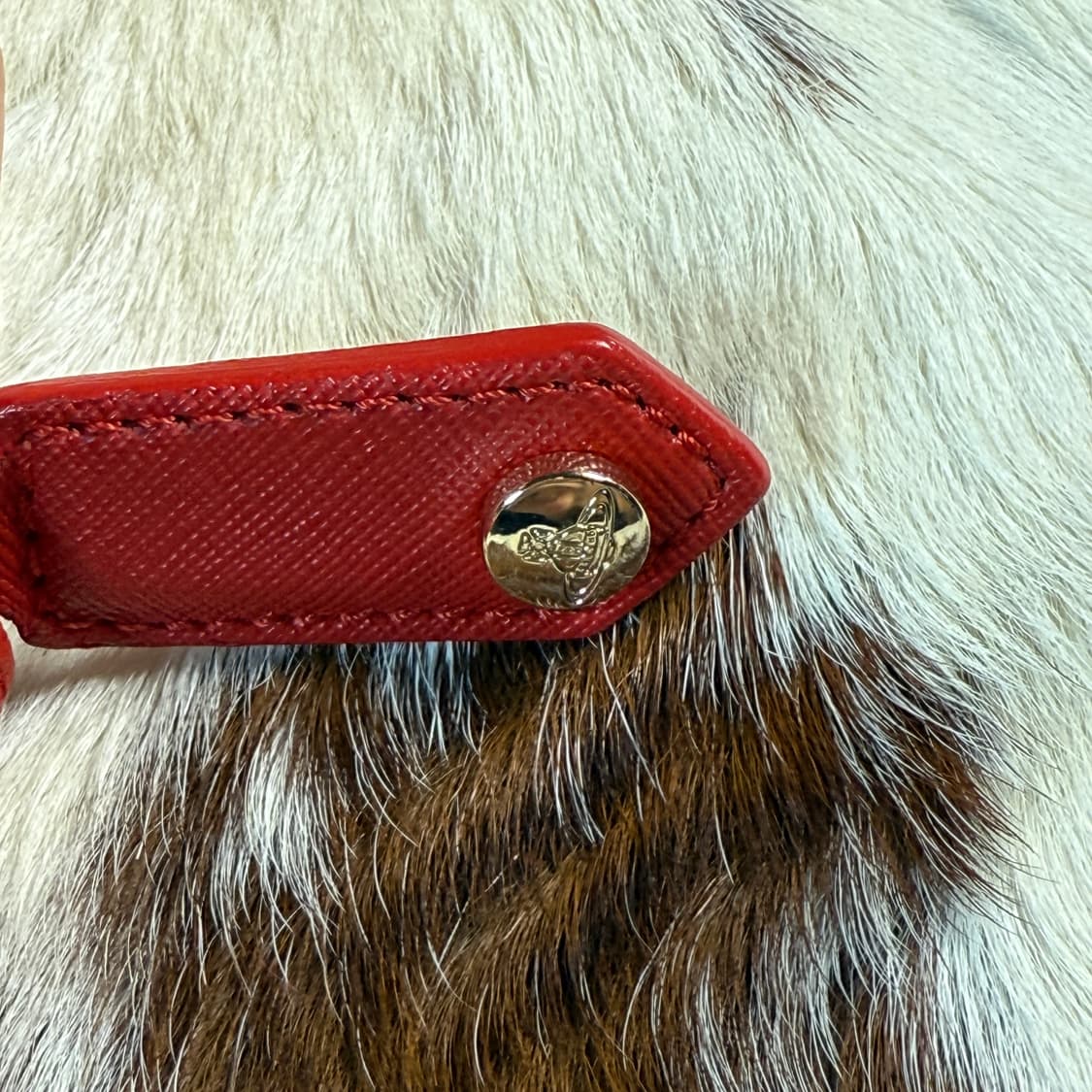 비비안웨스트우드 레드 하트 체인 크로스백 상품이미지4