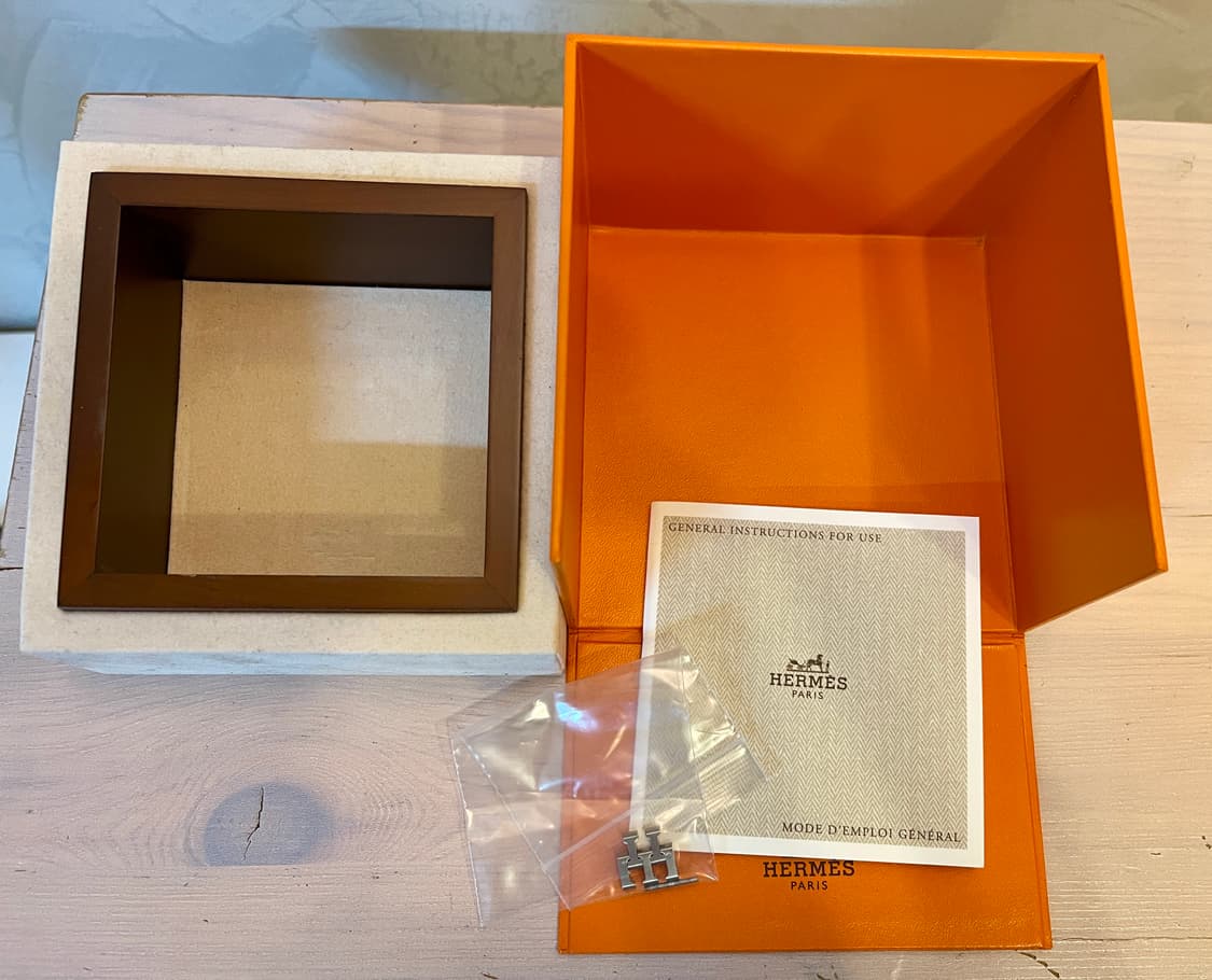 (정품 풀박)HERMES에르메스 H 아워 시계 /스몰사이즈 상품이미지4