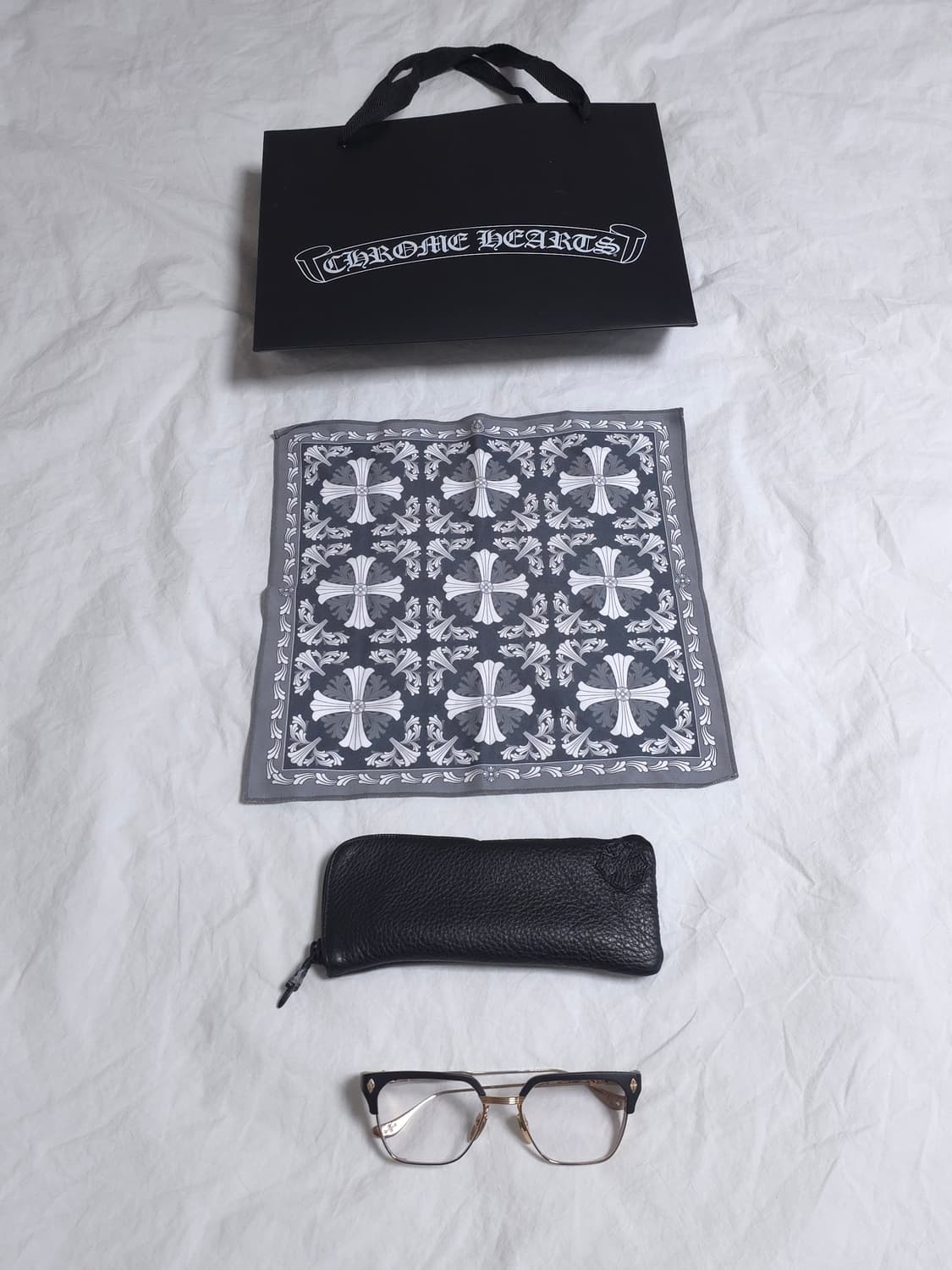 [OS] 크롬하츠 르그마 안경 매트블랙 골드 상품이미지2