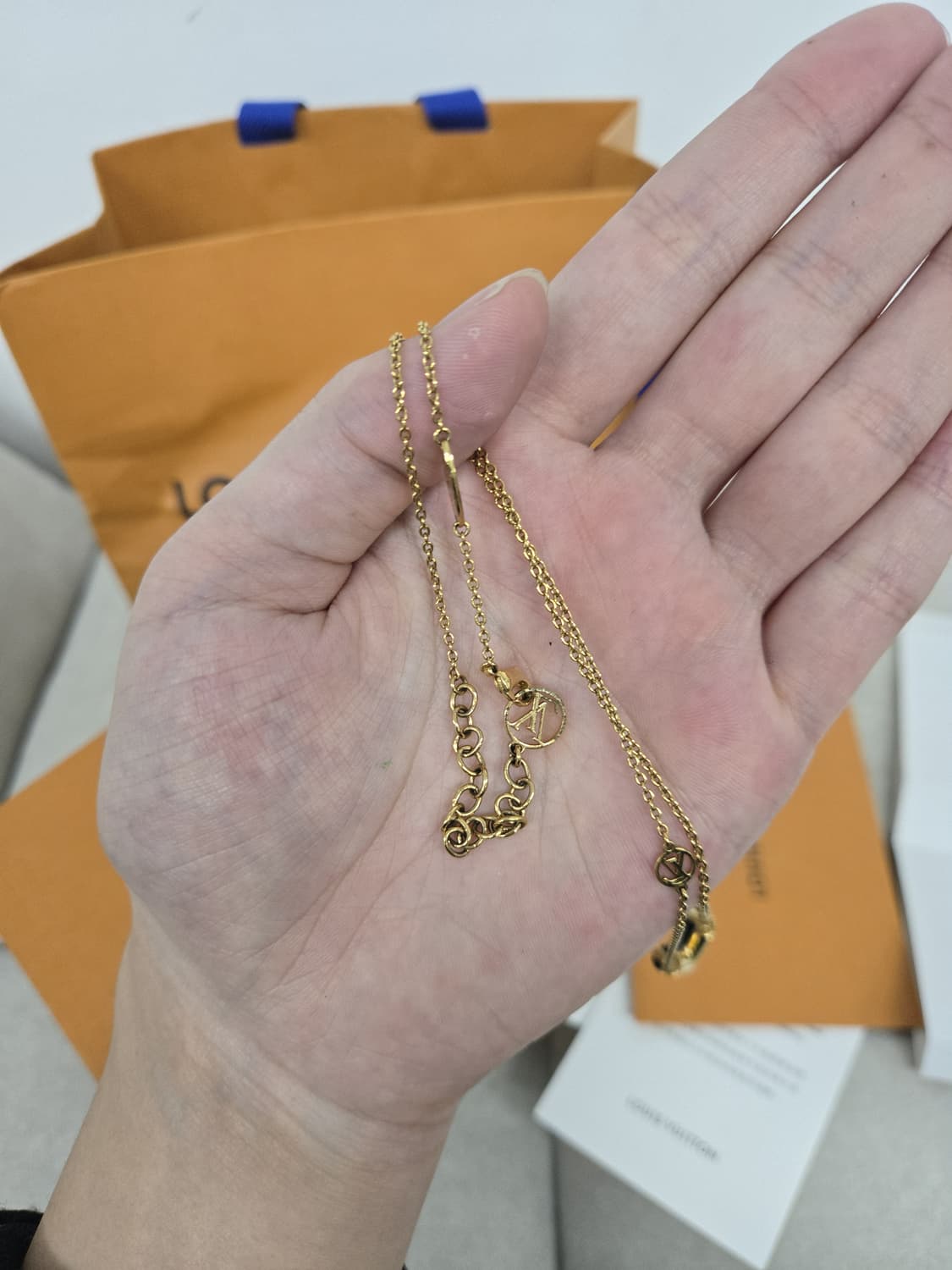 [보증서 정품]루이비통 에센셜 목걸이 상품이미지3