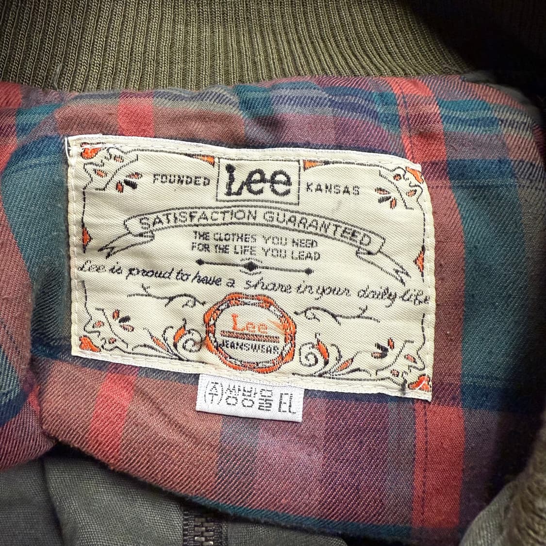 [ 정품/EL ] 90s Lee 리 쌍방울 올드스쿨 블루종 자켓 상품이미지5