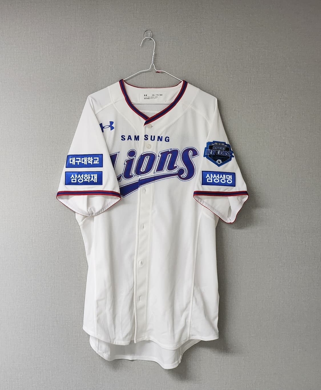 삼성 라이온즈 언더아머 유니폼 XXL 상품이미지3