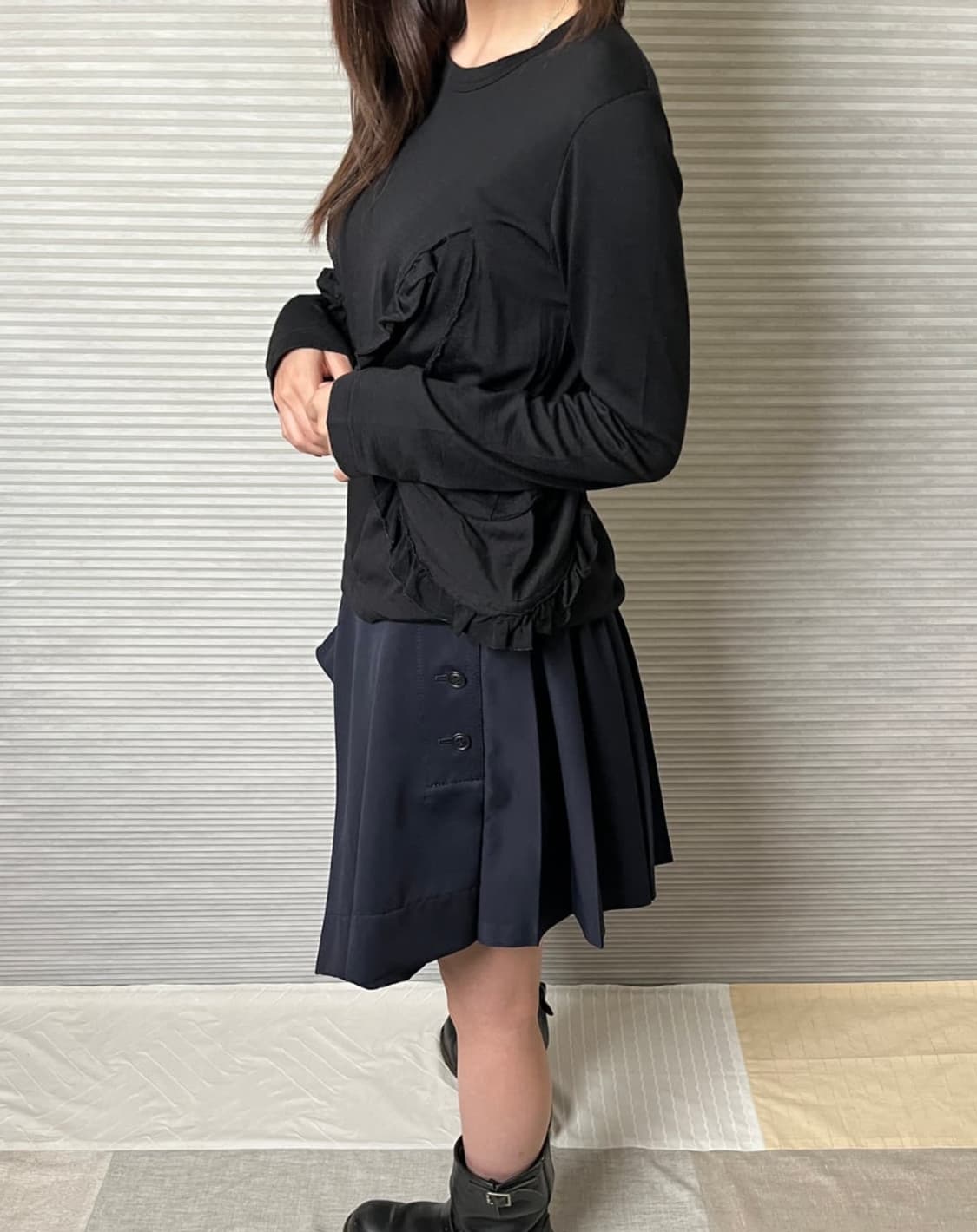 comme des garçons detail ruffle T 상품이미지1