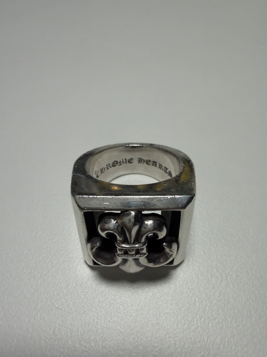 (대여가능) Chrome Hearts BS FLEUR BLOCK RING 상품이미지4