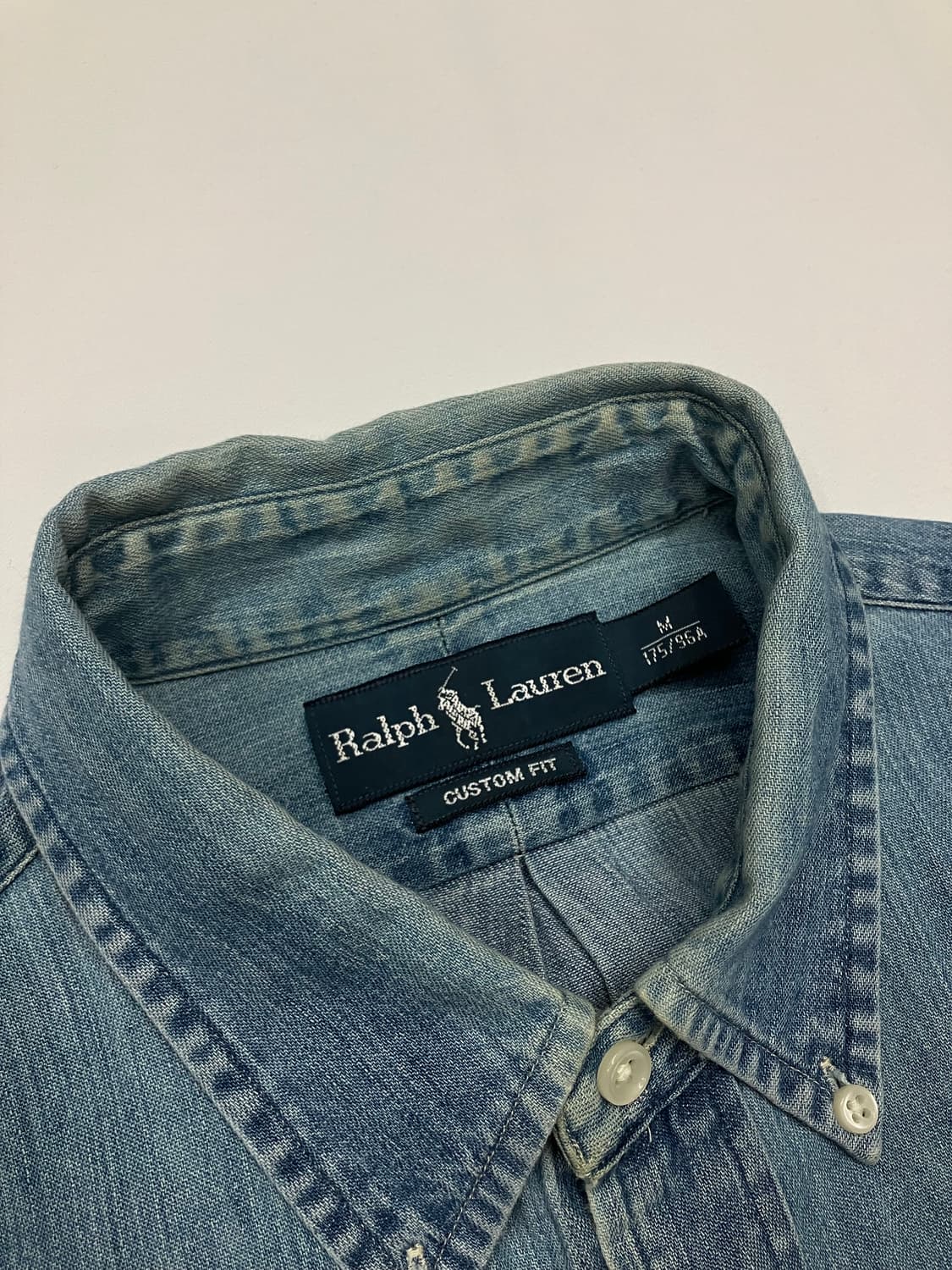 폴로 랄프로렌 중청 데님 셔츠 청남방 상품이미지6