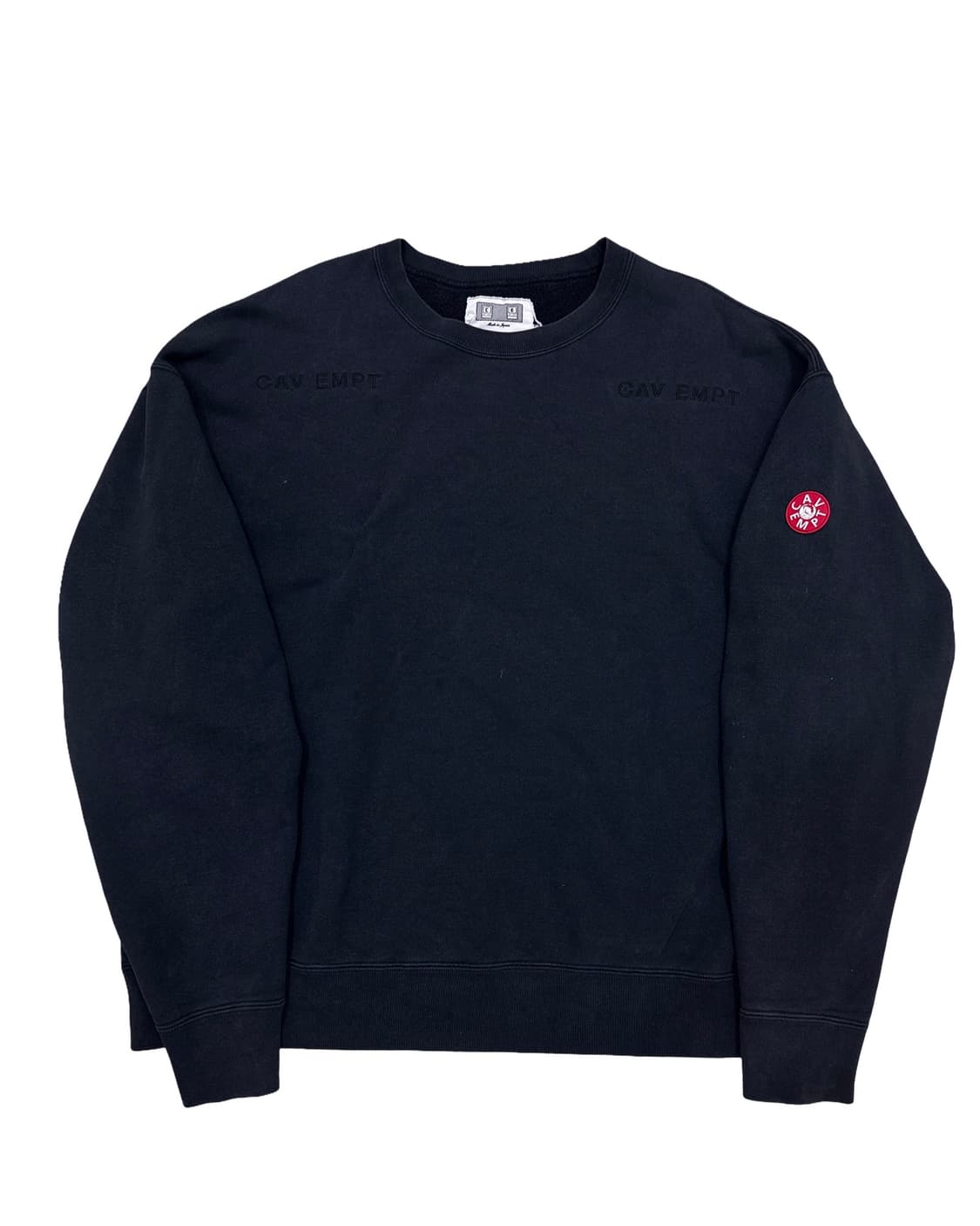 카브엠트 카드 19/1 블랙 맨투맨 상품이미지1