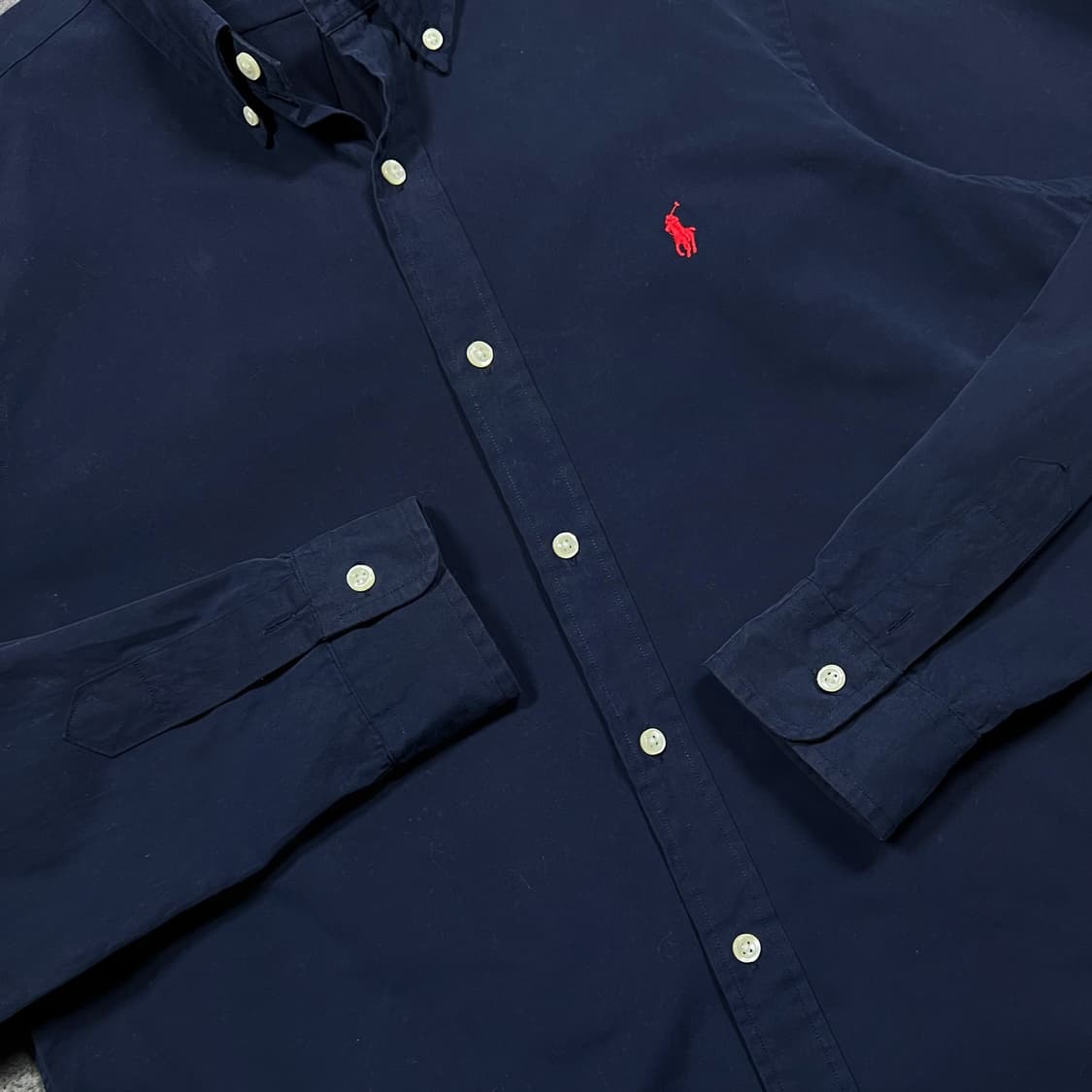 폴로 랄프로렌 네이비 긴팔 셔츠 상품이미지3