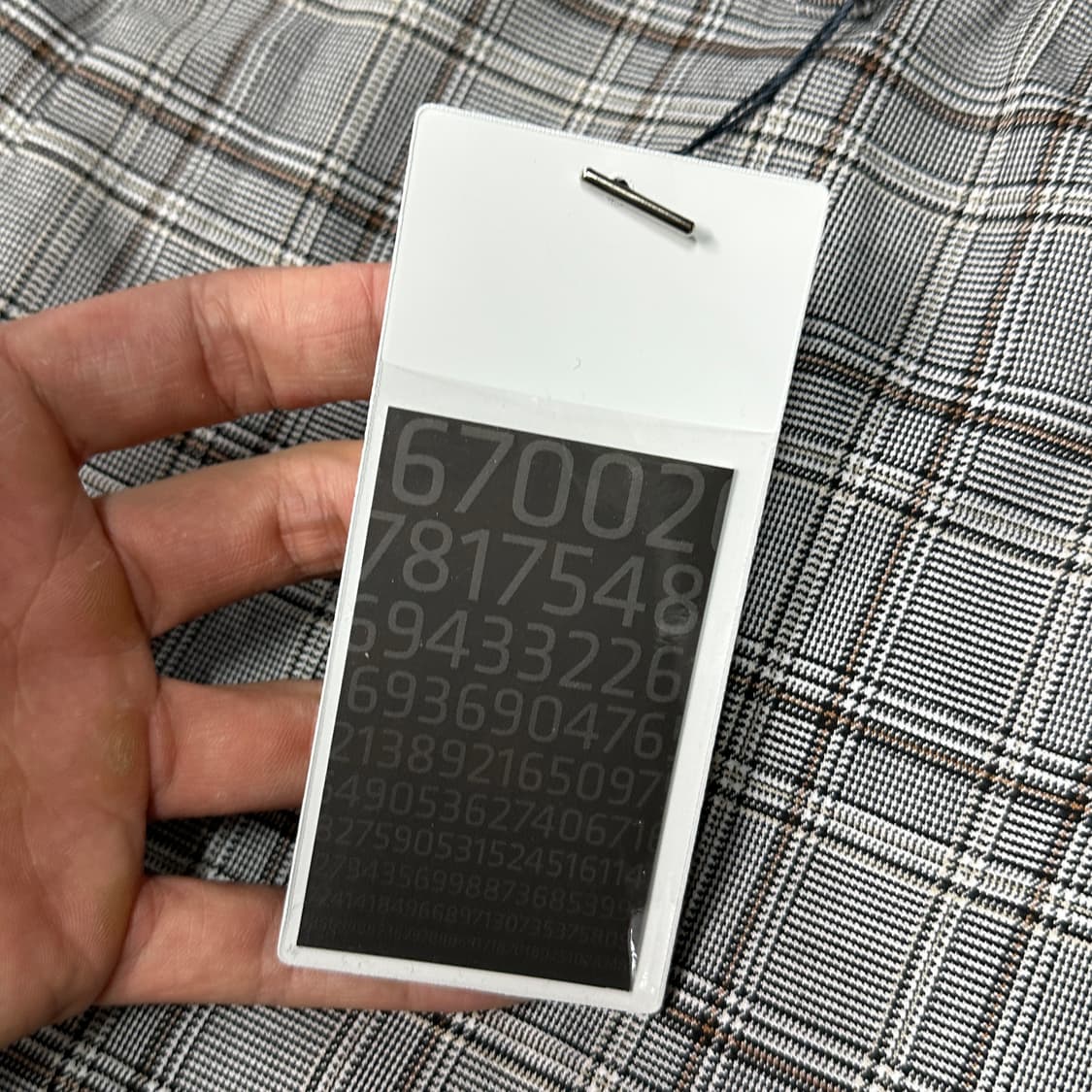 시스템 한섬 체크 슬랙스 34-35 상품이미지7