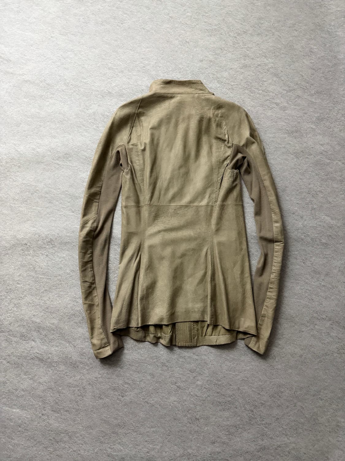 릭오웬스 사선 램스킨 자켓 상품이미지2