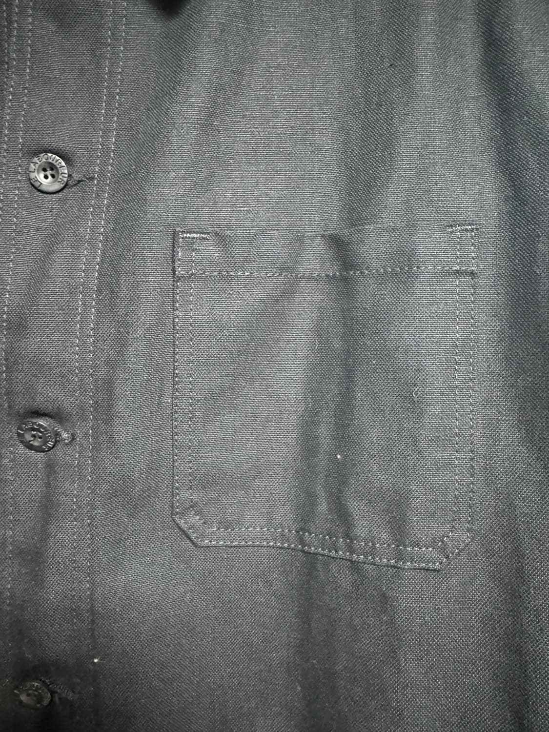 르 라부어 le laboureur 프렌치 워크 자켓 블랙 3사이즈 상품이미지2