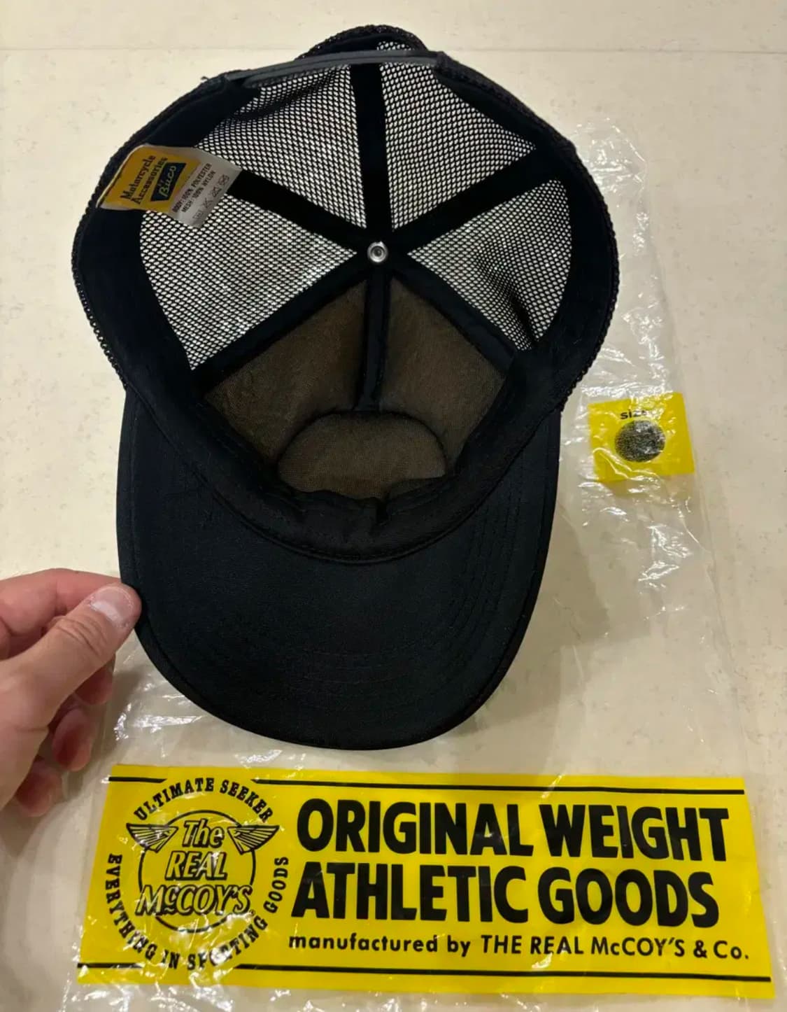 부코 헬맷캡 매쉬캡 트러커캡 BUCO 리얼맥코이 상품이미지2