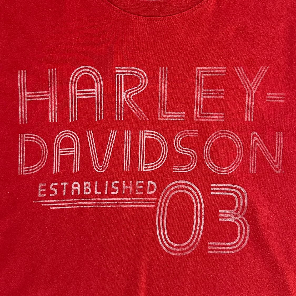 Harley davidson printing 1/2 tee 상품이미지3