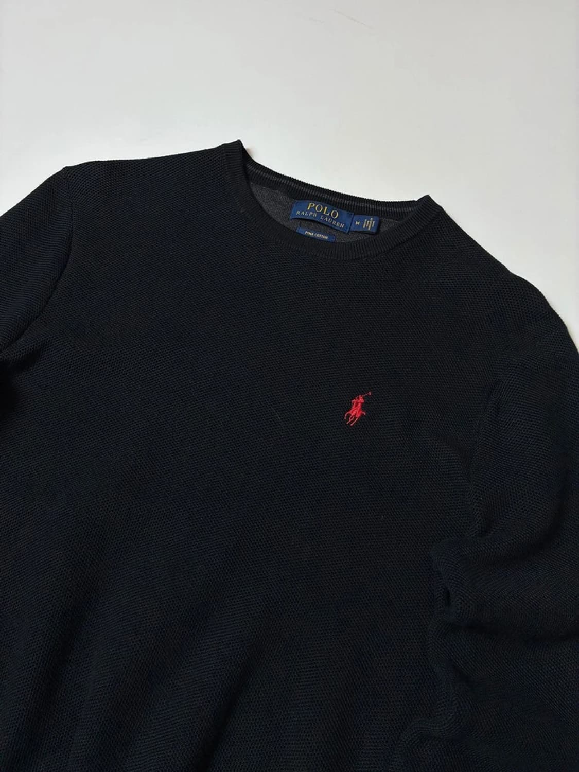 폴로 랄프로렌 자수 피마코튼 라운드 니트 PN8122 상품이미지2