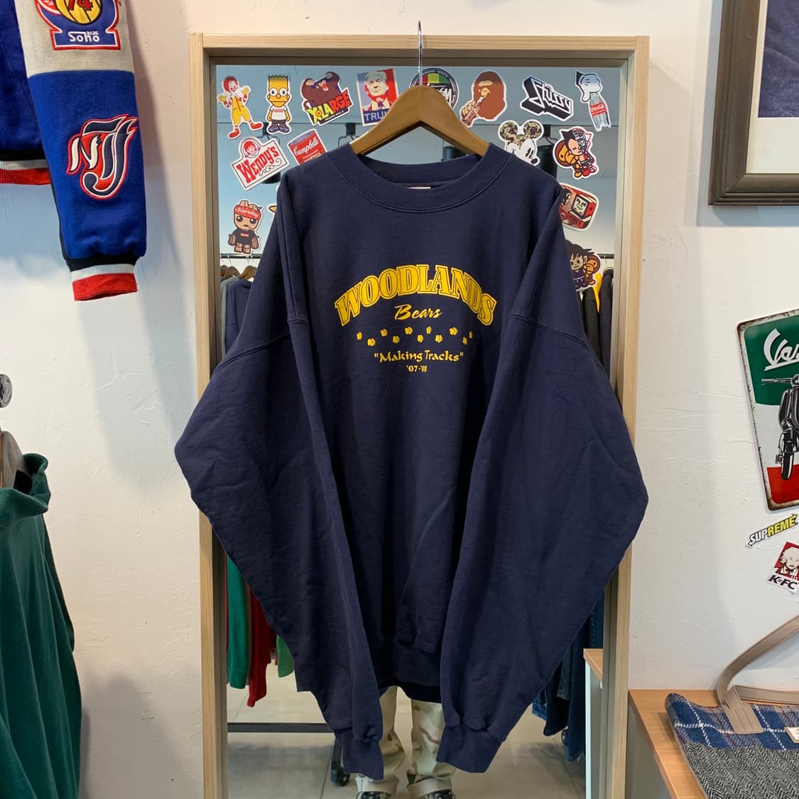 00's 헤인즈 빈티지 스웻셔츠 상품이미지2