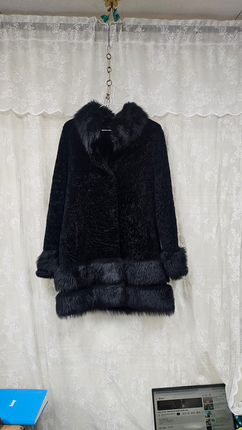 양모 트리밍 양모코트 상품이미지1