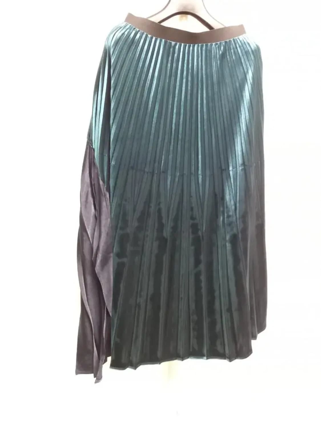 베르니스 벨루아 플리츠 맥시 롱 스커트 44-66 상품이미지8