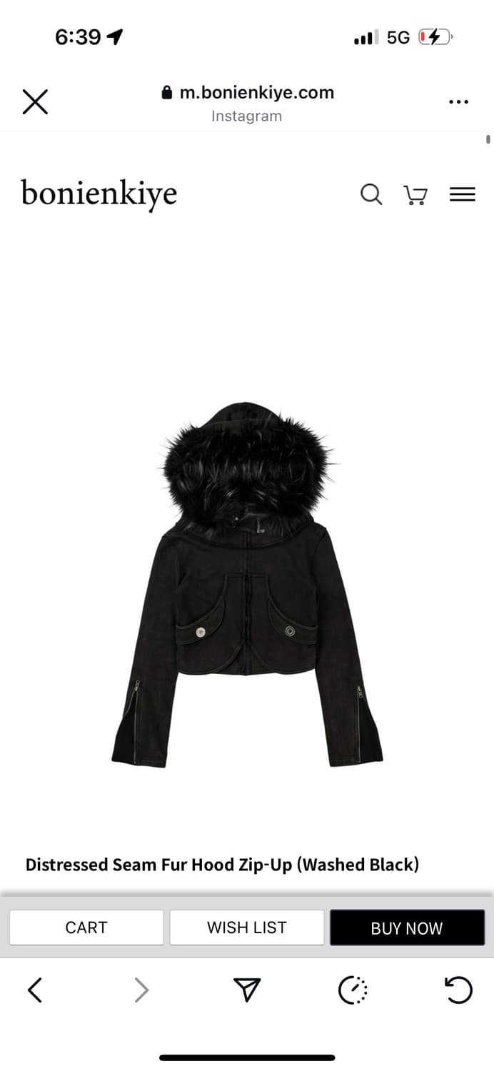 bonienkiye 후드집업 L사이즈  상품이미지1