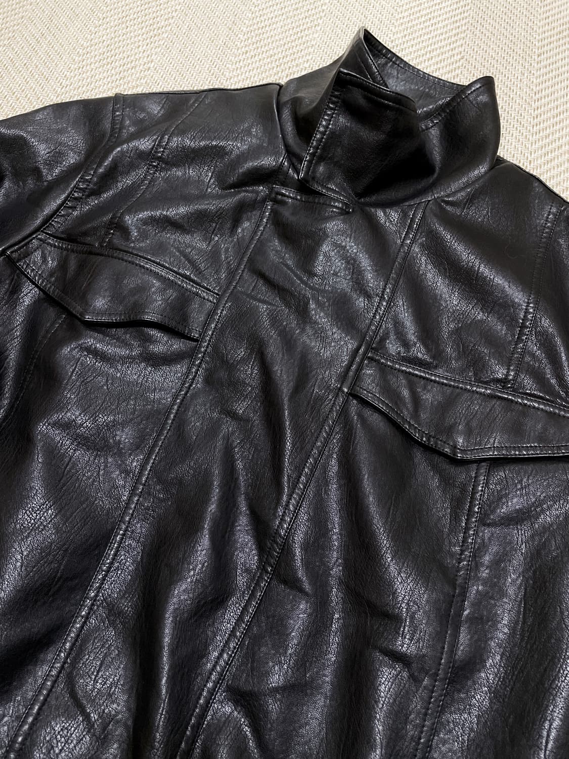 플리즈프로젝트 레더자켓 상품이미지3