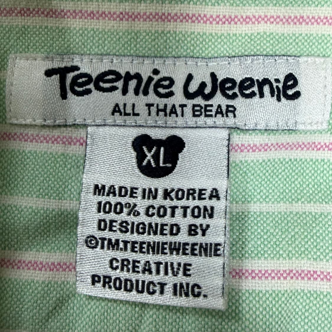 티니위니 스트라이프 셔츠 XL 상품이미지3