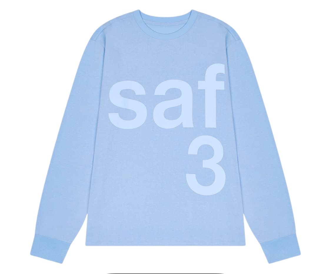 사파리스팟 베이직 사파리 롱슬리브 티셔츠 스카이 상품이미지1
