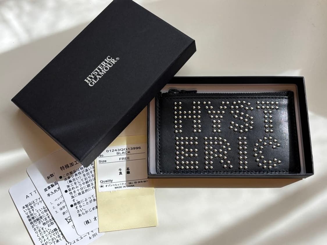 히스테릭 글래머 로고 스터드 지갑 상품이미지4