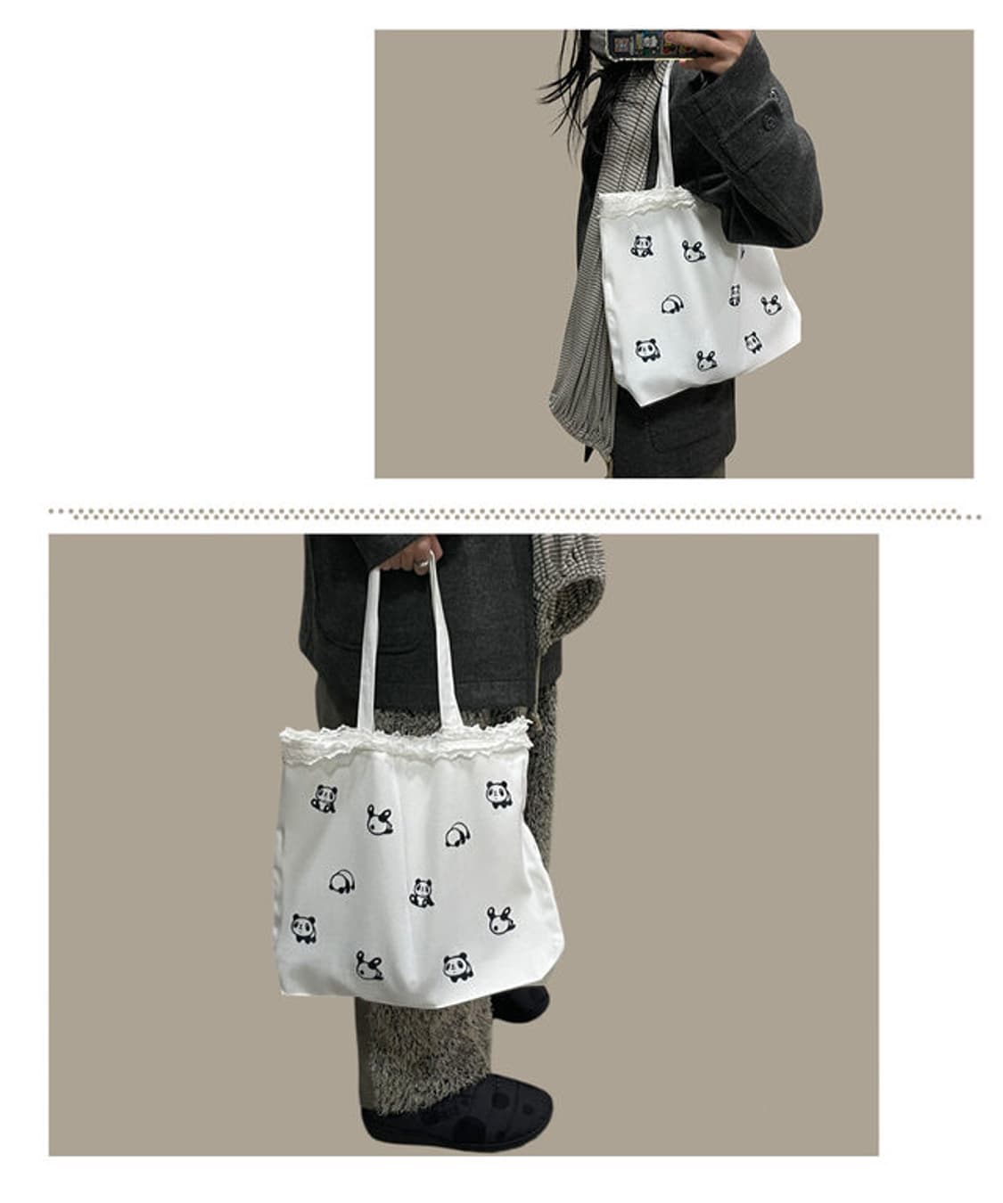 oleyink 판다 에코백 상품이미지1