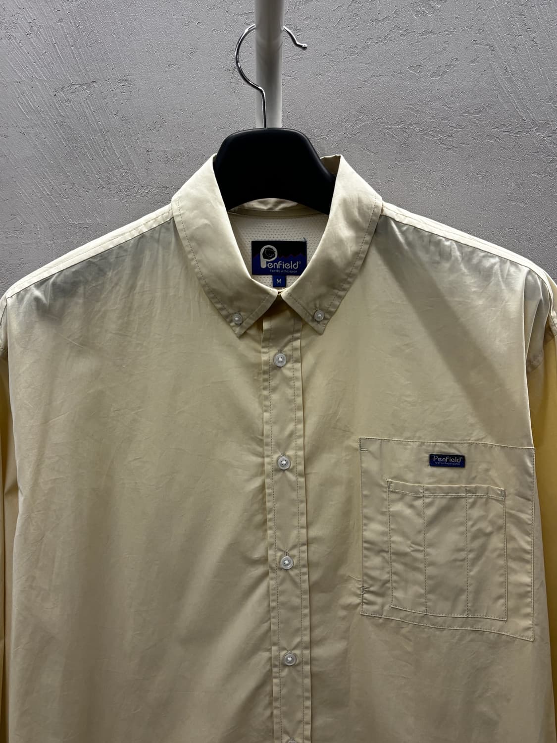 펜필드 포켓 패치 크림 긴팔셔츠 M 상품이미지3