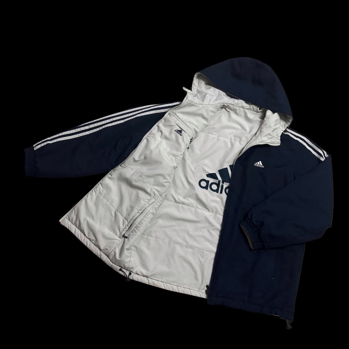 아디다스 빅로고 리버시블 양면 패딩점퍼 자켓 상품이미지3