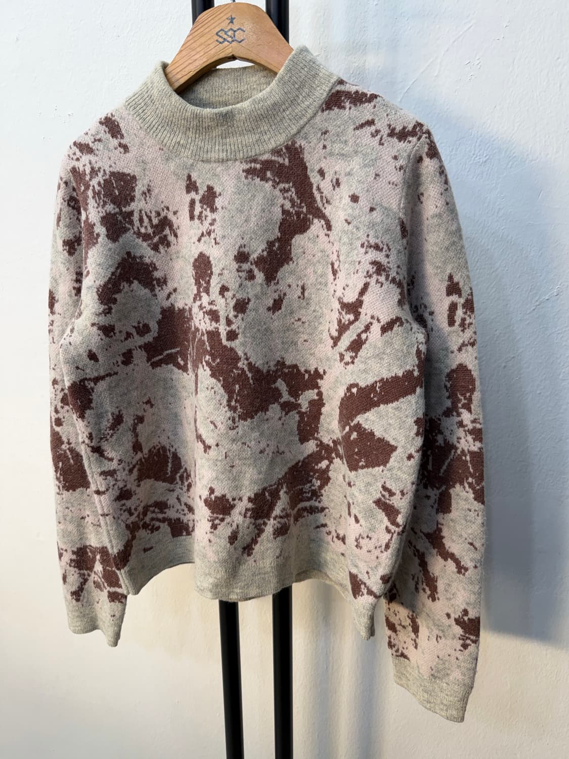 정품) COS 코스 여성 패턴 니트 스웨터 XS 상품이미지3