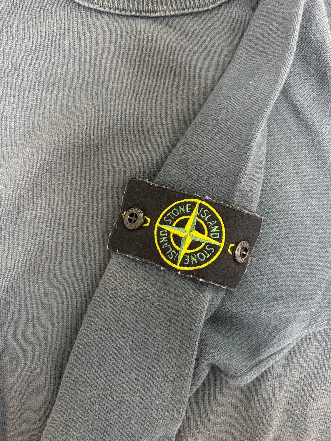 스톤 아일랜드 와펜 워싱 니트 상품이미지4