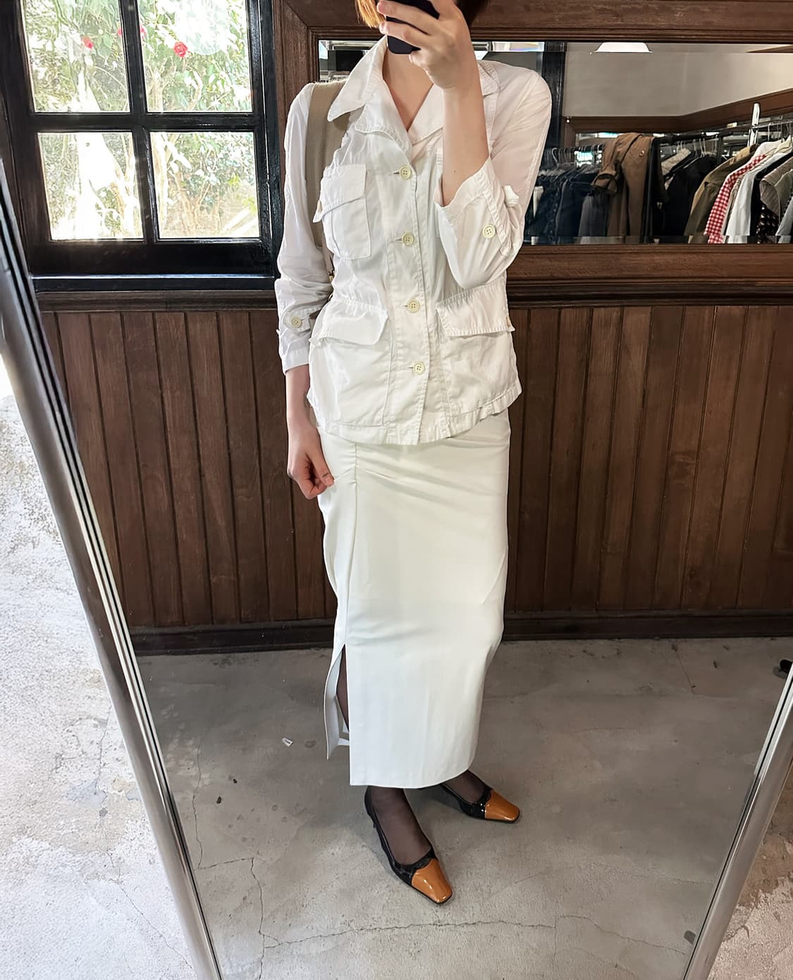 FRAY I.D shirtting long skirt 상품이미지4