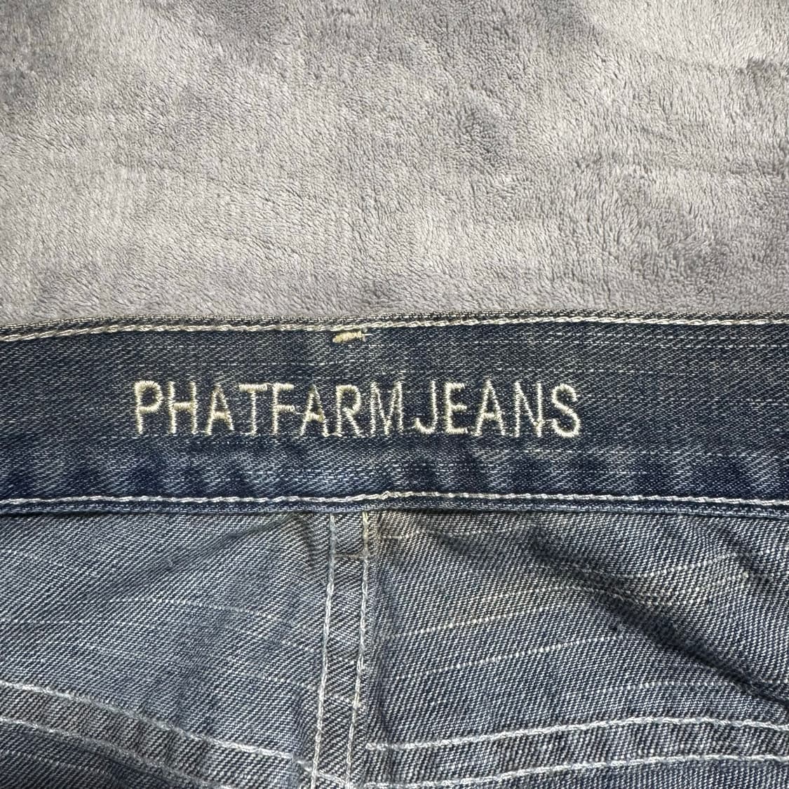 PhatFarm 올드스쿨 패치 와이드 데님 상품이미지7