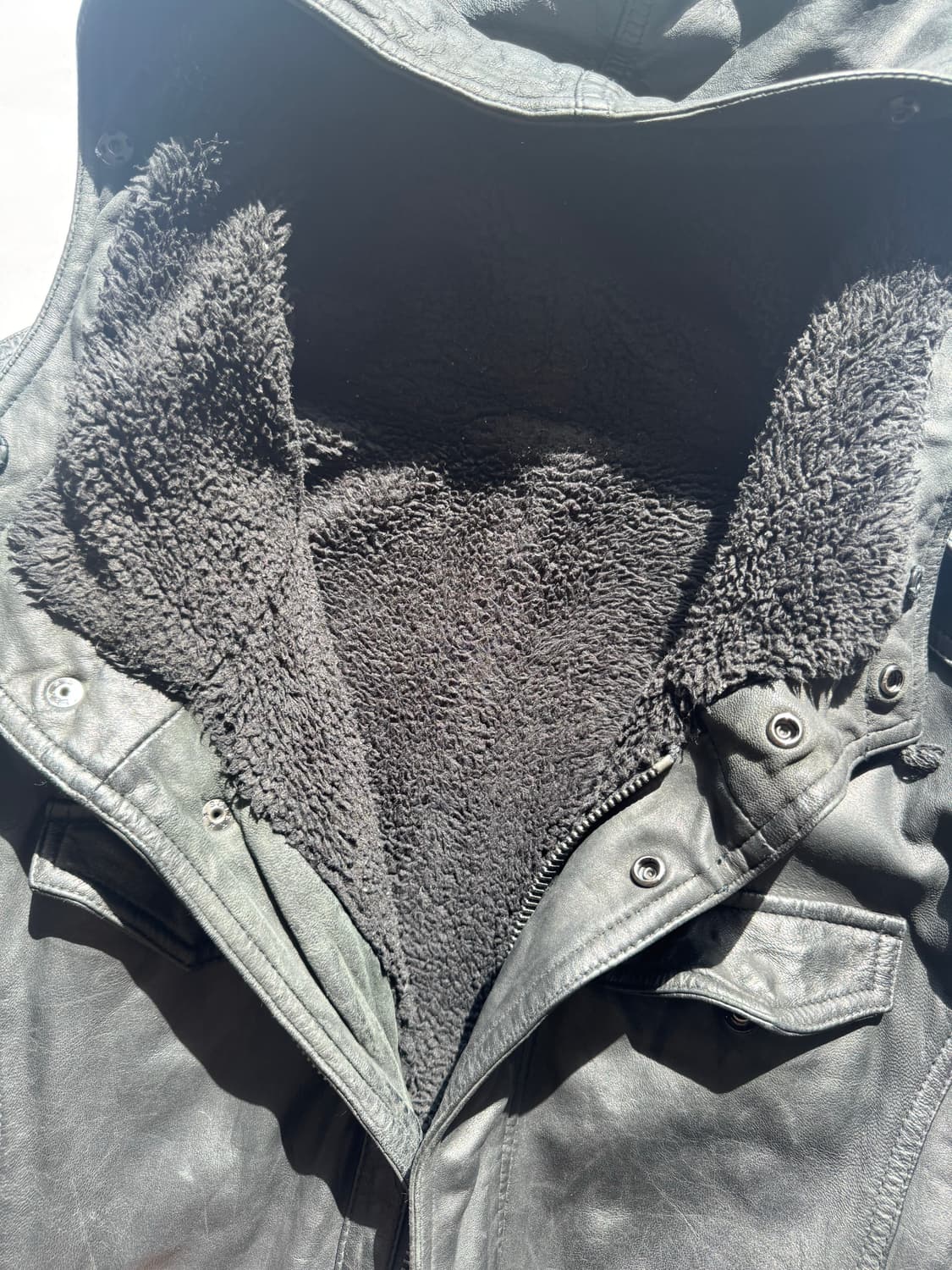 ”SHELLAC“ SHEEP SKIN leather jacket 상품이미지3