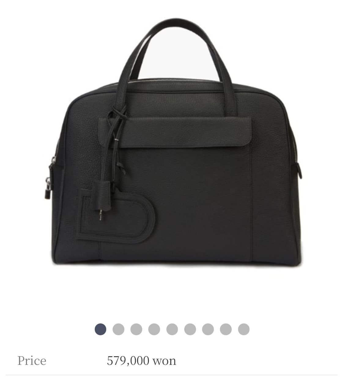 (택포) 그린핀치 뮤즈엄 이태리 가죽 보스턴백 B600 상품이미지2