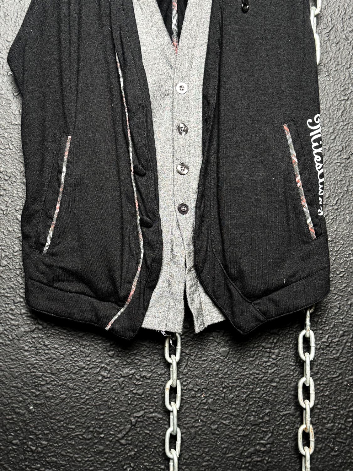 in the attic homme – Layered Zip Vest  상품이미지8