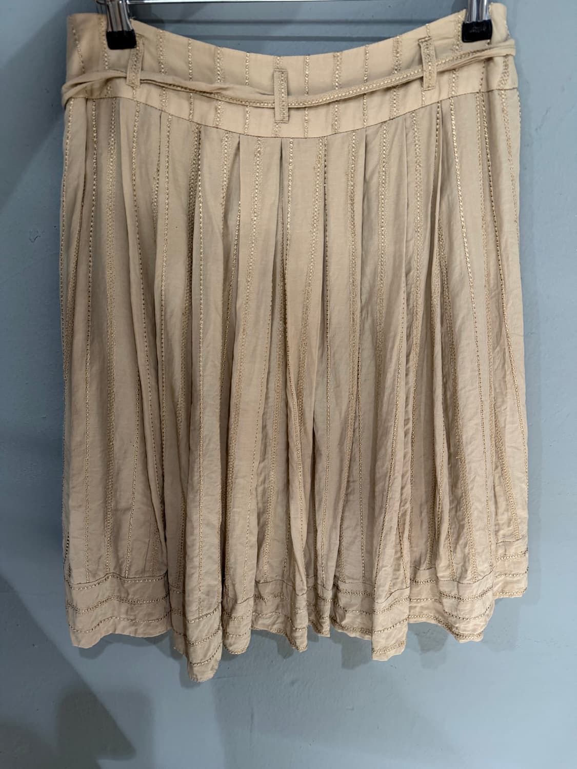 button-up stitch line detail pleats sk 상품이미지9