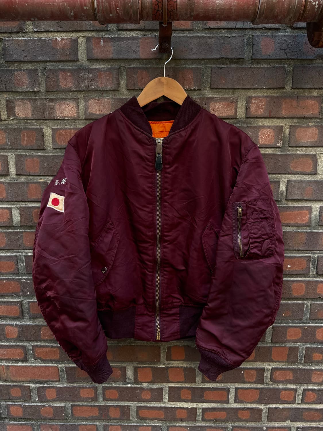 90s Alpha Industries MA-1 Bomber USA 상품이미지3