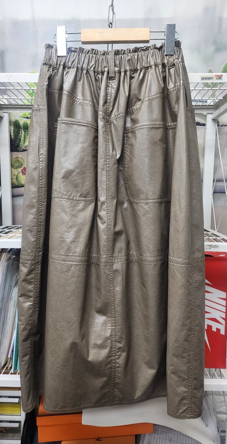 비이커 롱스커트 24 페이크 레드 밴딩 여성치마 AD47 상품이미지3