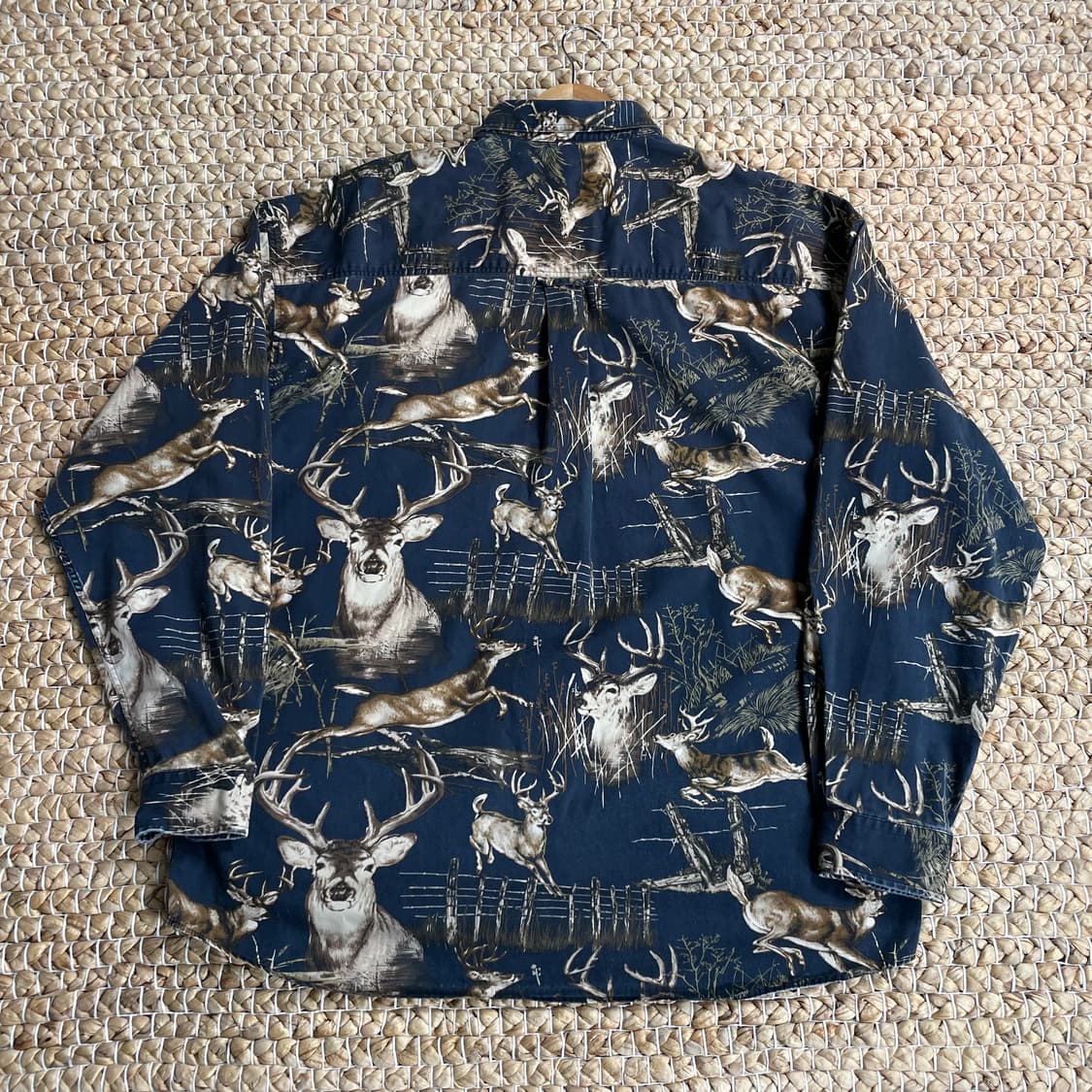 2000s Northriver deer 패턴 셔츠 상품이미지6