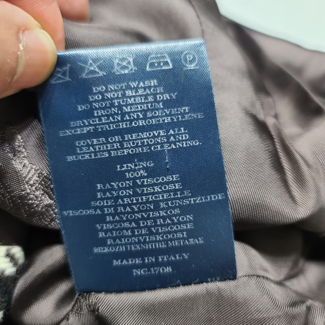 버버리 노바체크 울 롱코트[XS] 상품이미지9