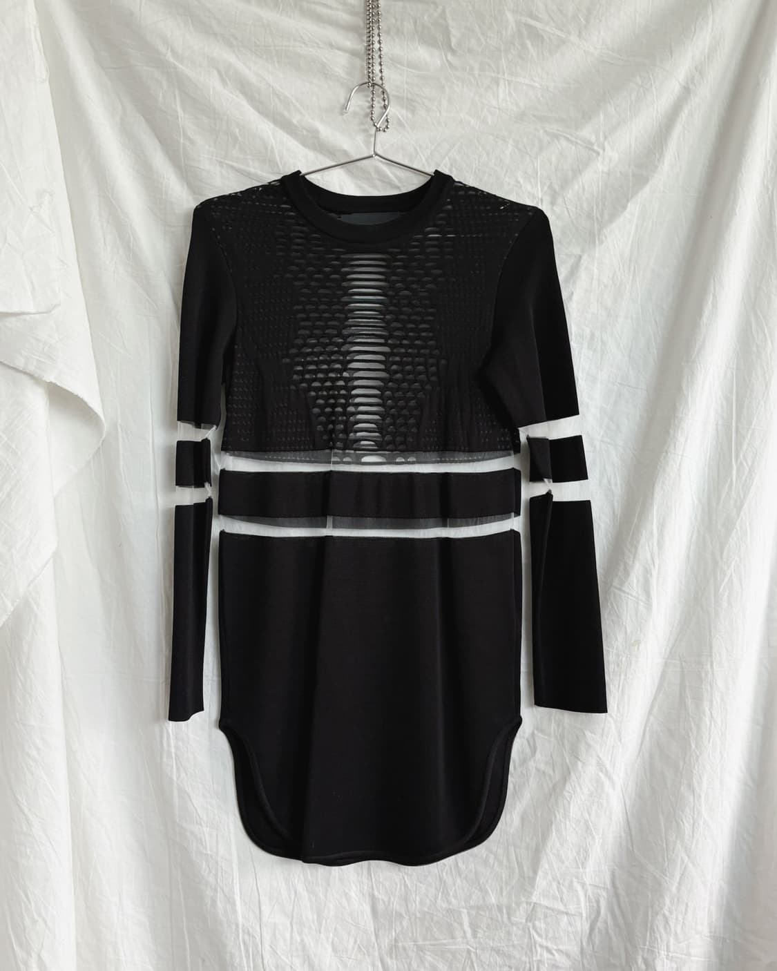 알렉산더왕 x h&m 플로팅 시스루 미니 원피스 상품이미지5