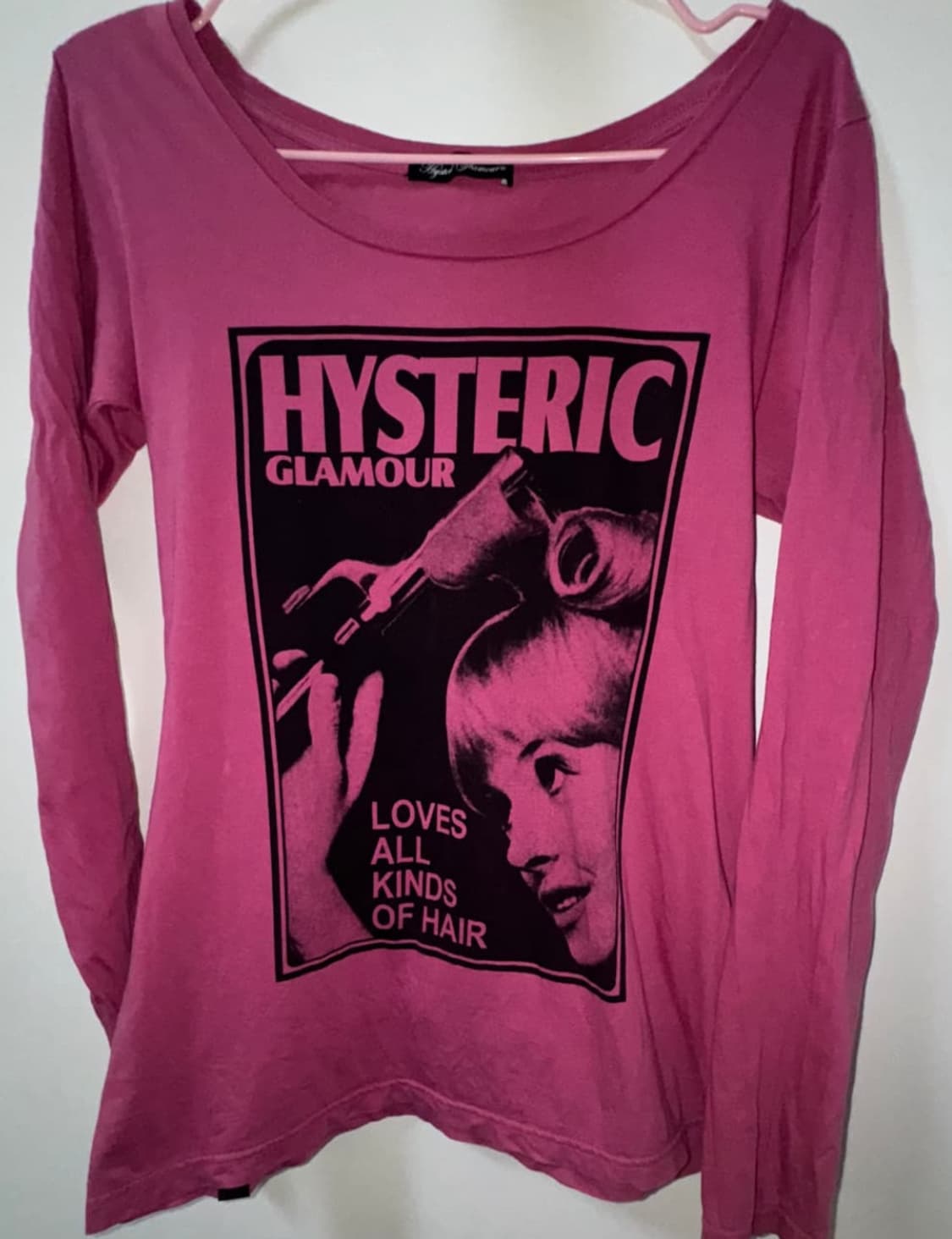 구해요) 히스테릭글래머 핑크 긴팔티 상품이미지1