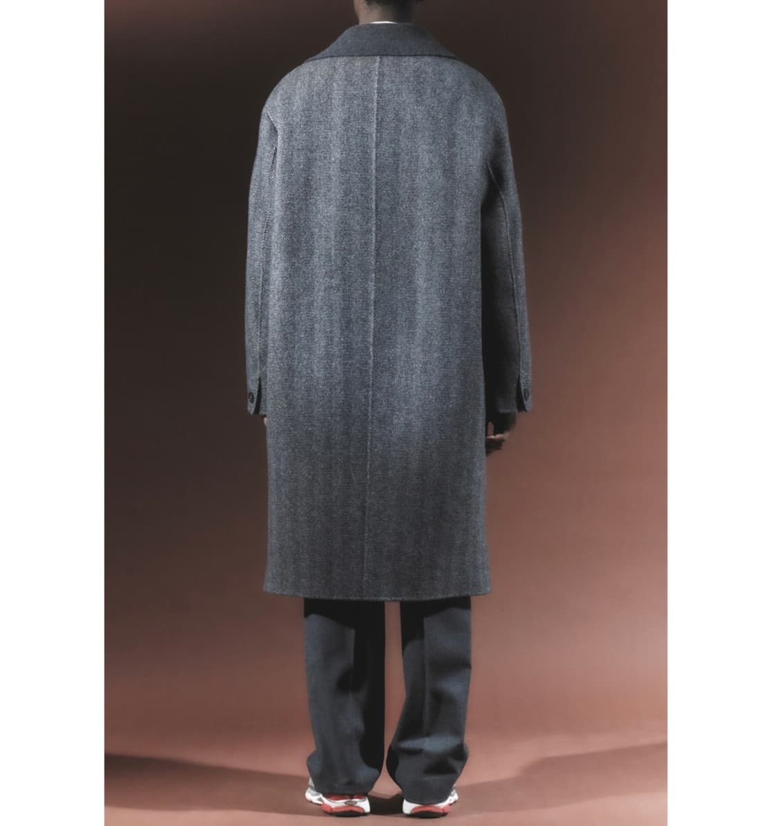 [115] 커스텀멜로우 캐시미어 헤링본 오버코트 상품이미지3