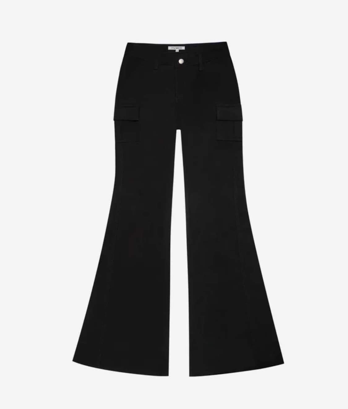 미레코 로우부츠컷 팬츠 블랙 1사이즈 상품이미지1