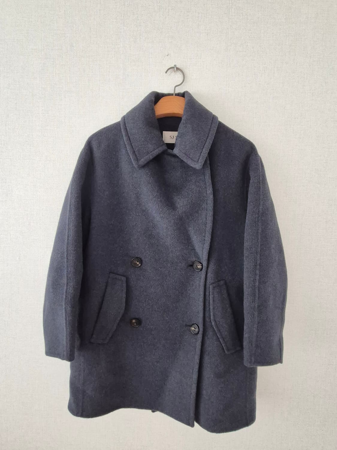 한섬 sjsj 더블코트(모 79 앙고라 21) 상품이미지1