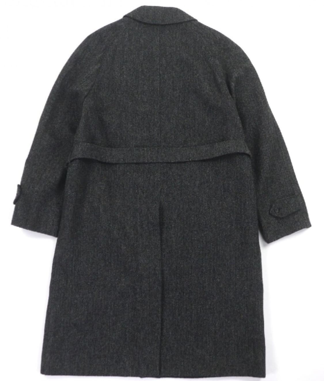 90s 버버리 브리트쉬 트위드 발마칸 코트 상품이미지4