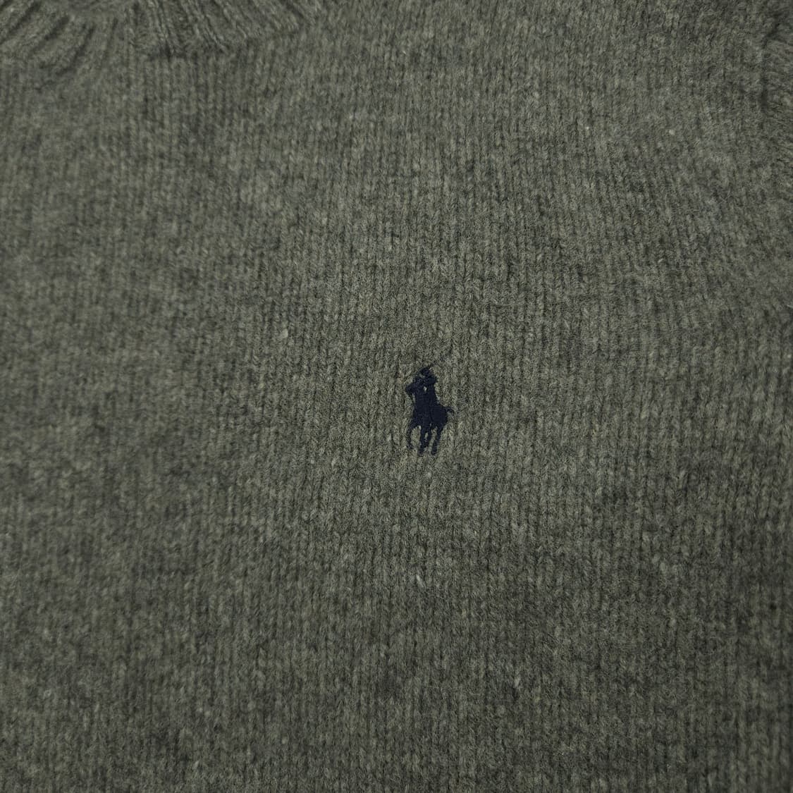 L(100)폴로 랄프로렌 크루넥 울니트 차콜 상품이미지3