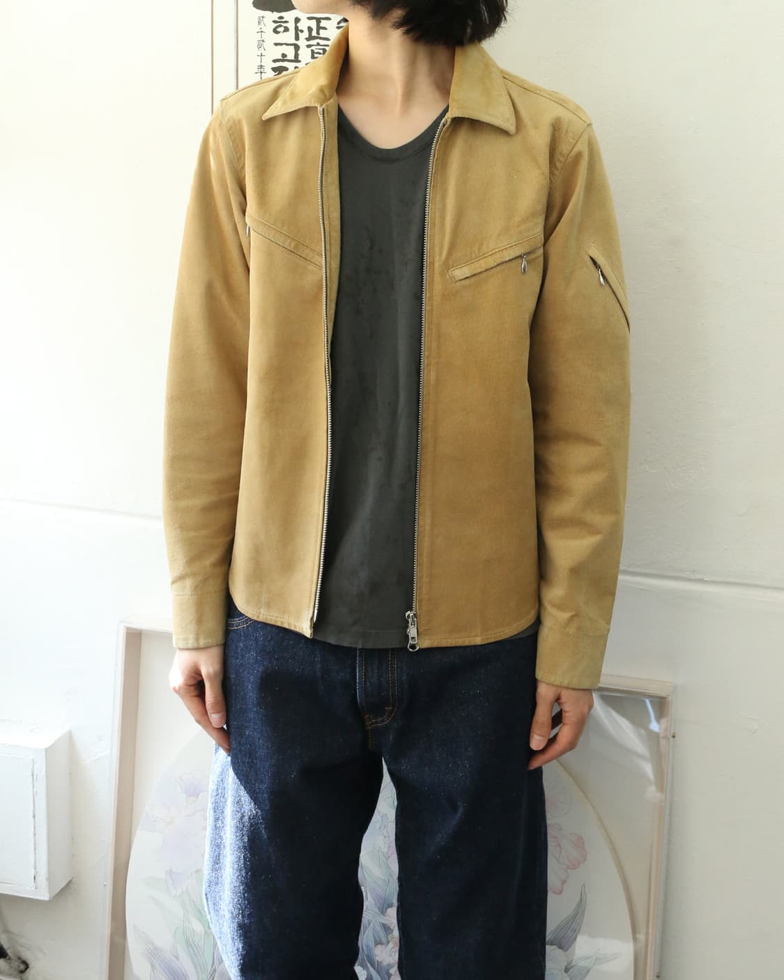 캐서린 햄넷 런던 스웨이드 웨스턴 자켓  상품이미지3