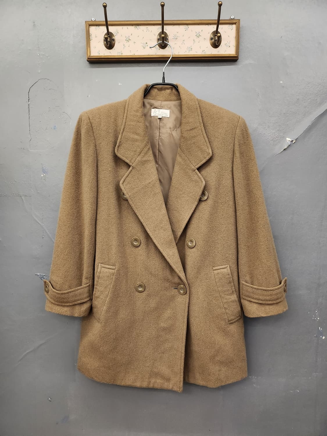 일본빈티지 울하프코트 상품이미지1